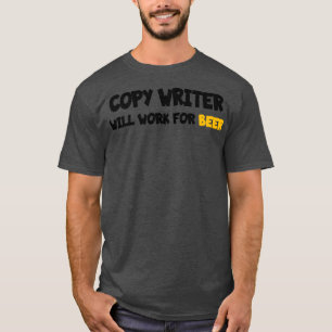 Schriftsteller wird für Bierklassiker TShirt arbei