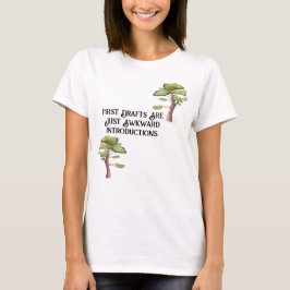 Schriftstellerhemd für Frauen - Erste Entwürfe T-Shirt