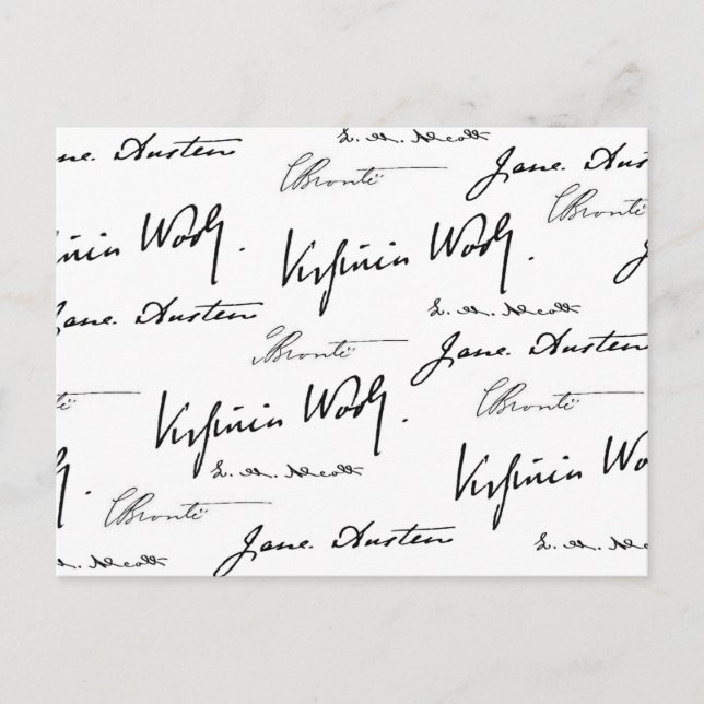 Schriftstellerinnen Postkarte (Vorderseite)