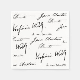 Schriftstellerinnen Serviette