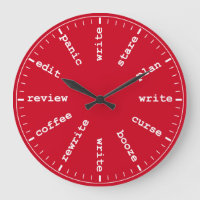 Schriftstelleruhr — Funny Author Writer Clock in R