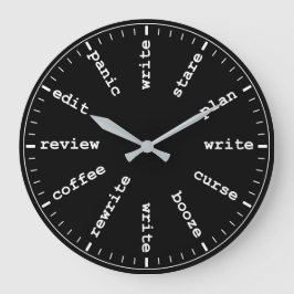 Schriftstelleruhr Funny Writing Job Humorvolle Uhr