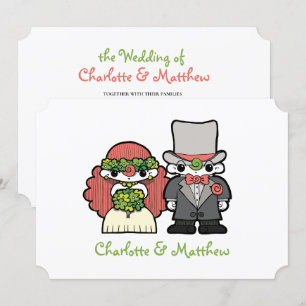 Schriftzeichen Whimsical Wedding Einladung