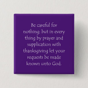 Schriftzitat Philipper 4 6 Button