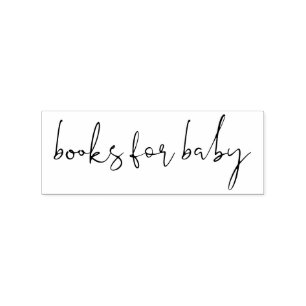 Schriftzug-Buchstabenbücher für Babys Gummistempel