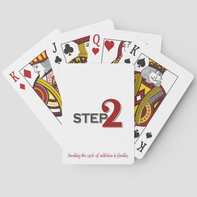 SCHRITT 2 Kartenspielen Spielkarten (Rückseite)