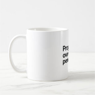 Schritt für Schritt vorwärts Kaffeetasse