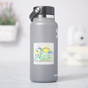 "Schritt für Schritt" Wasserflaschenaufkleber Aufkleber