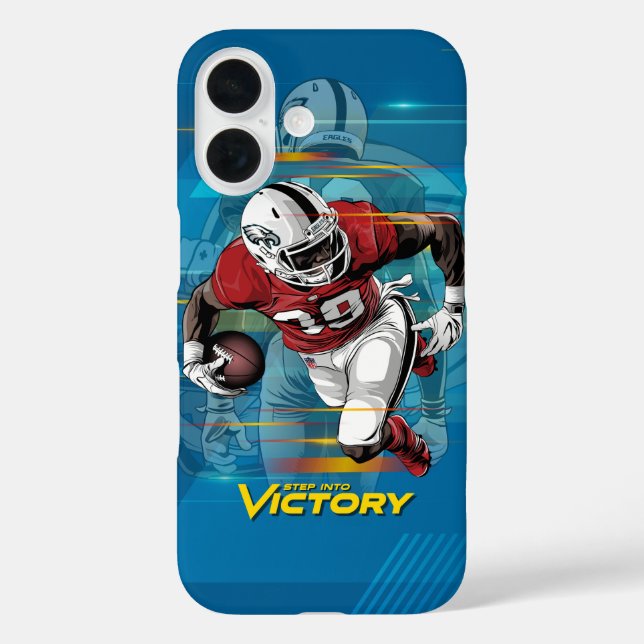 Schritt in den Sieg | iPhone 16 Hülle (Rückseite)