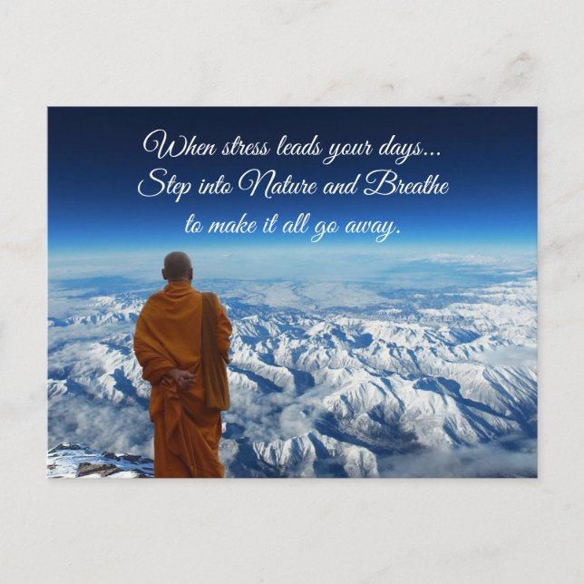 Schritt in die Natur Postkarte (Vorderseite)