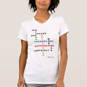 SCHRITT Ja, sie kann Motivierend T-Shirt