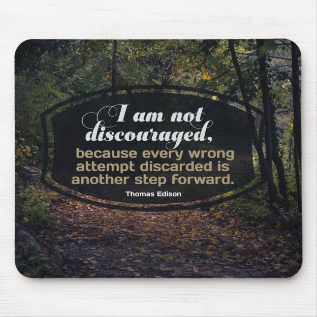 Schritt nach vorn mousepad (Vorne)