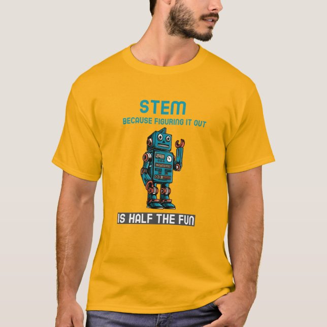 SCHRITT: Weil es die Hälfte des Fun-Stammes ist, e T-Shirt (Vorderseite)
