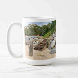 Schritte der Erneuerung Kaffeetasse