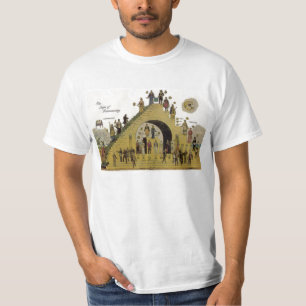 Schritte des Maurerarbeit-T-Shirts T-Shirt