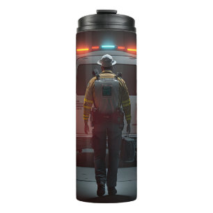 Schritte eines Helden Thermosbecher