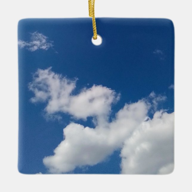 Schritte im Himmel  Keramikornament (Vorderseite)