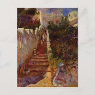 Schritte in Algier von Pierre-Auguste Renoir Postkarte