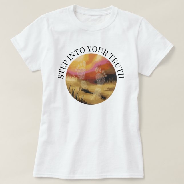 Schritte T-Shirt (Design vorne)