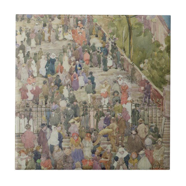 Schritte von Santa Maria Aracoeli, Rom Fliese (Vorderseite)