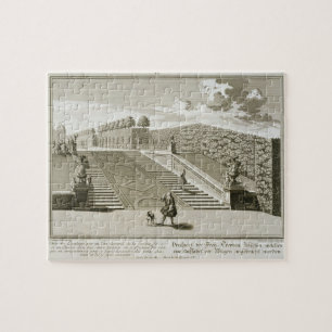 Schritte zur Gartenterrasse, Belvedere-Palast,