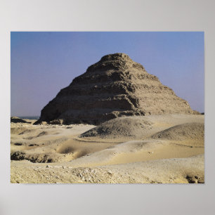 Schrittpyramide von König Djoser Old Kingdom Poster