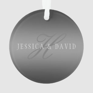 Schrittweise Veränderung der Gradient Graue belieb Ornament