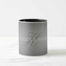 Schrittweise Veränderung der Gradient Graue belieb Tasse