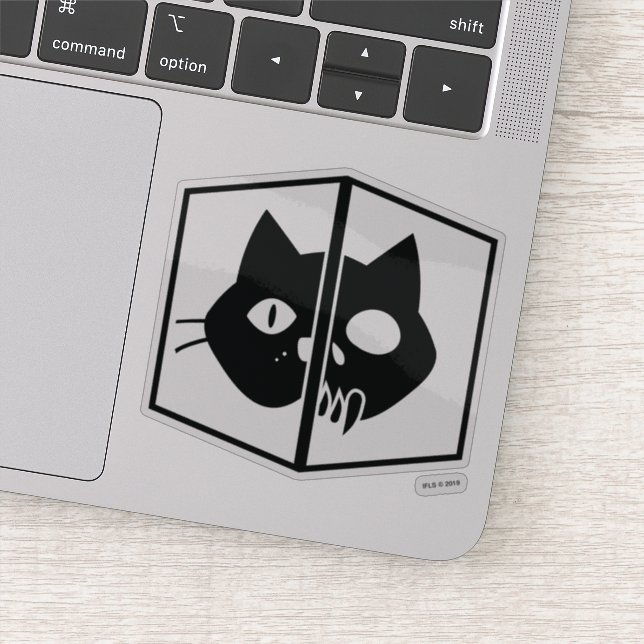 Schrödinger Cat Graphic Aufkleber (Detail)