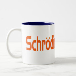 Schrodinger-Geek Zweifarbige Tasse