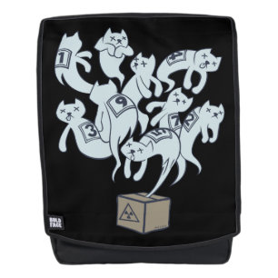 Schrödinger Katze 9 Leben Rucksack
