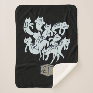 Schrödinger Katze 9 Leben Sherpadecke