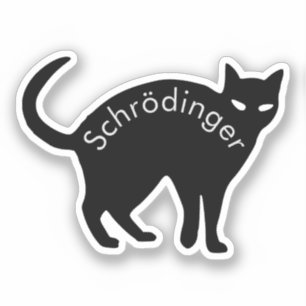 Schrödinger-Katze Aufkleber