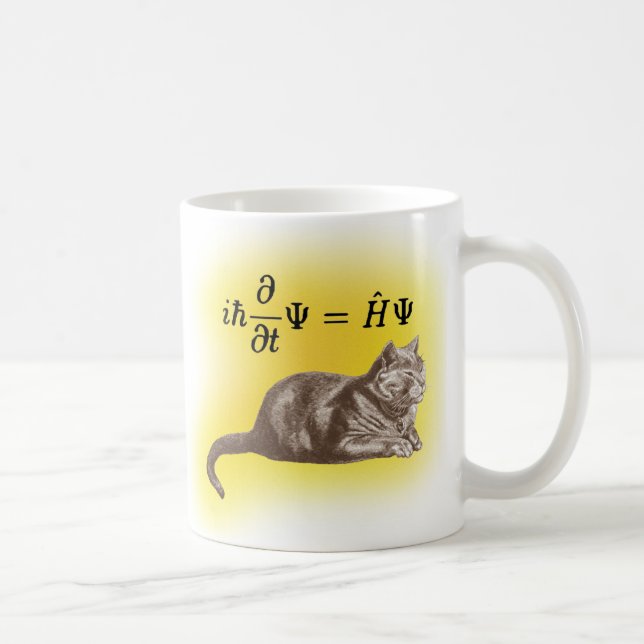 Schrodinger Katze Kaffeetasse (Rechts)