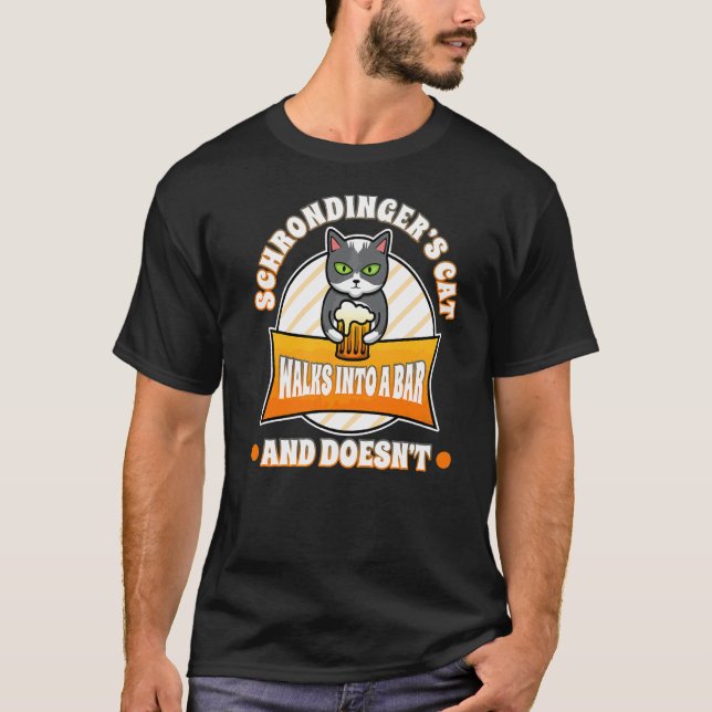 Schrodinger-Katze T-Shirt (Vorderseite)