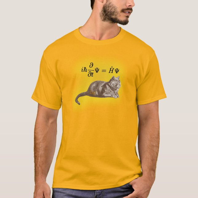 Schrodinger Katze T-Shirt (Vorderseite)