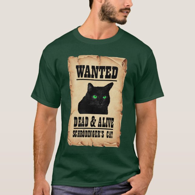 Schrodinger-Katze T-Shirt (Vorderseite)