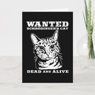 Schrodinger-Katze wollte tot oder lebendig Karte