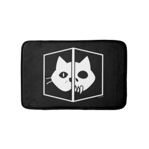 Schrödinger Katzen-Grafik Badematte