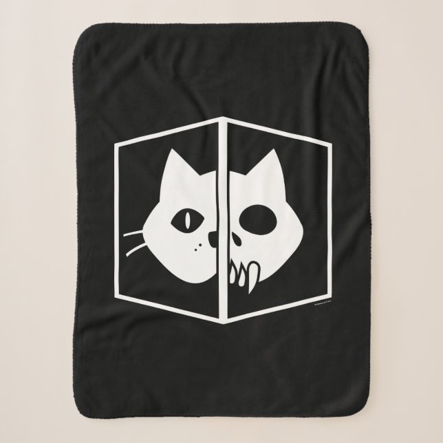 Schrödinger Katzen-Grafik Sherpadecke (Vorderseite)
