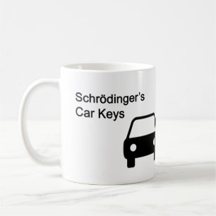 Schrodingers Autoschlüssel Kaffeetasse