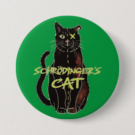 Schrodingers Cat Funny Physics Button