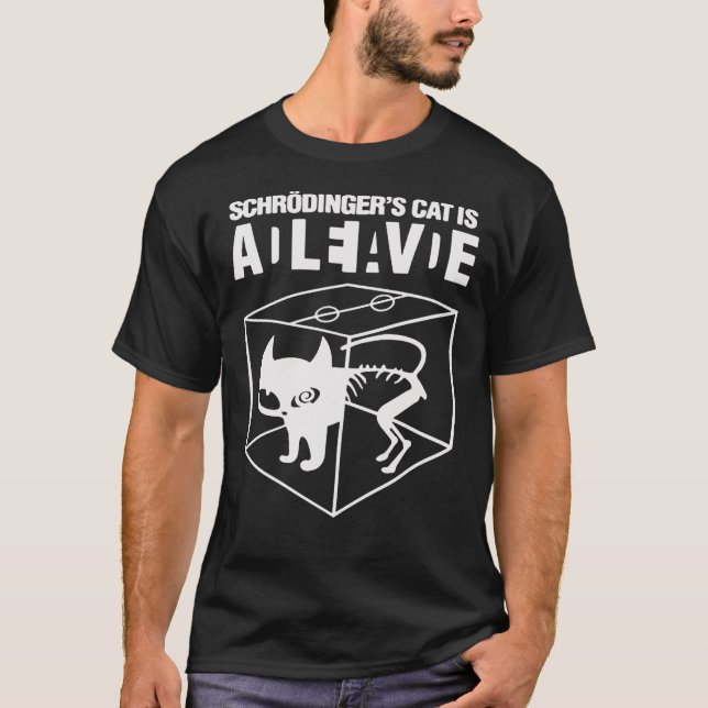 Schrodingers Chat est Dead Alive Classic T-Shirt (Devant)