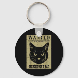 Schrödingers Katze Gesucht Lustige Wissenschaft Ph Schlüsselanhänger