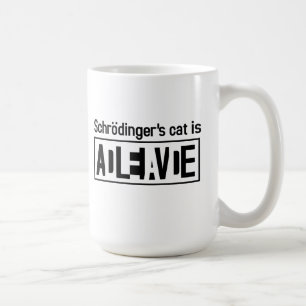 Schrodingers Katze ist Kaffeetasse