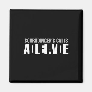 Schrodingers Katze ist lebendig tot Paradox Scienc Magnet