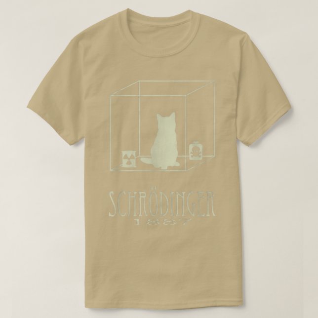 Schrodingers Katze ist lebendig tot Paradox Scienc T-Shirt (Design vorne)