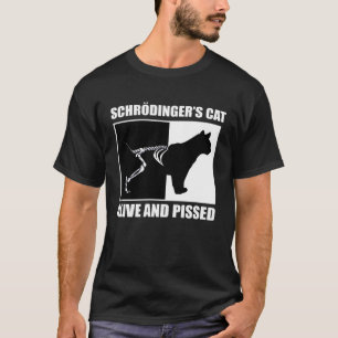 Schrödingers Katze Physik Mathe Wissenschaft Nerd T-Shirt