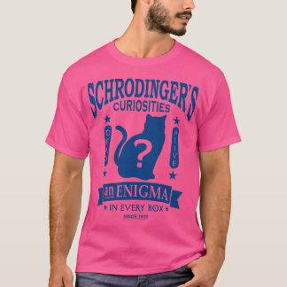 Schrödingers Katze Quantenmechanik Paradox Geek T-Shirt