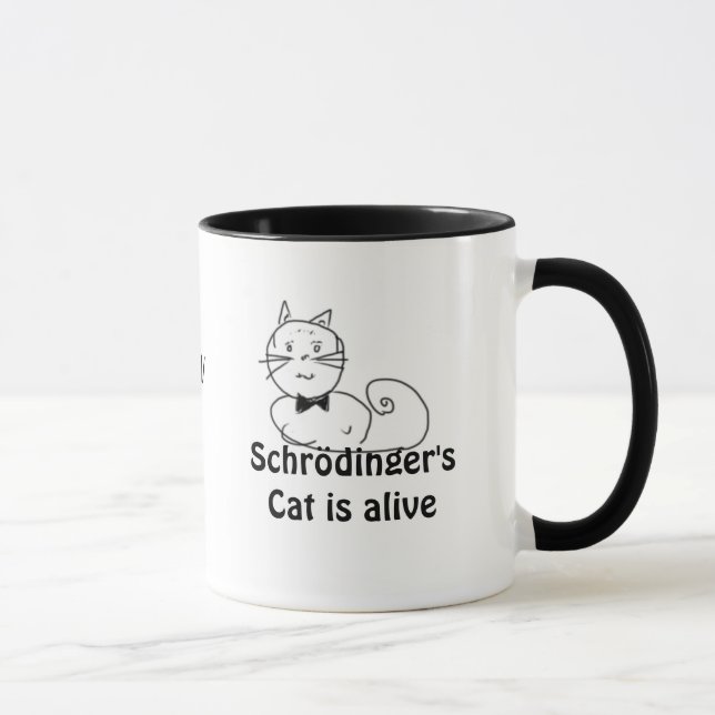 Schrödingers Katze Tasse (Rechts)